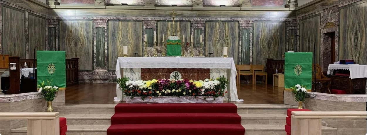 Interior of St. Philip Neri Catholic Church